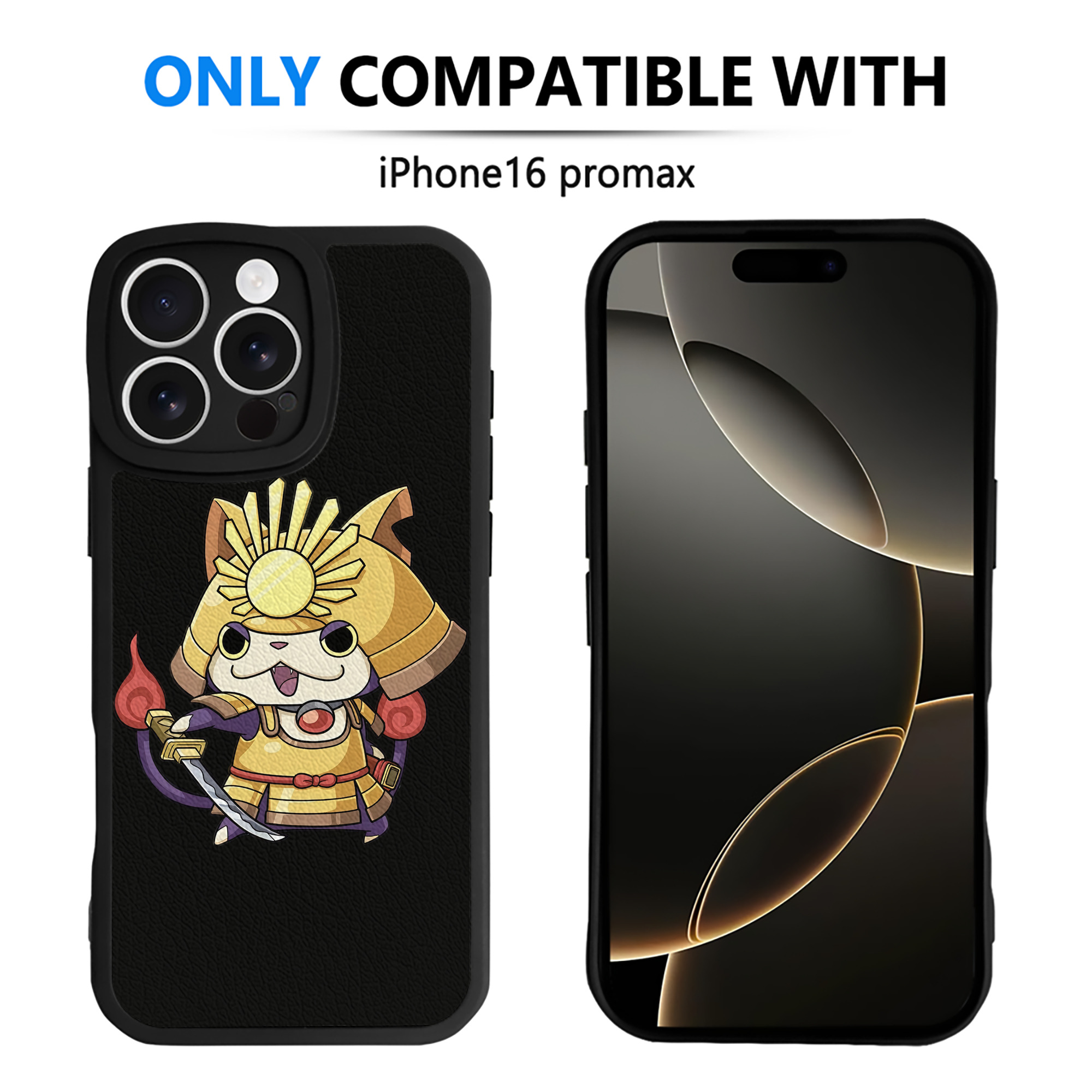 （画像用） 妖怪ウォッチ Yo-kai Watch 【iPhone 16シリーズ対応】シリコンスマホケース（レザー調） 材質：シリコン